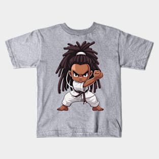 Karate Chibi Boy Kids T-Shirt